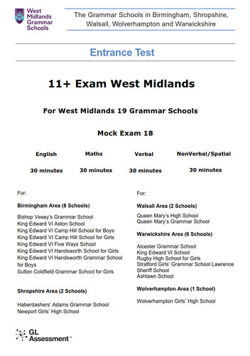 West midlands grammar schools - midlands,