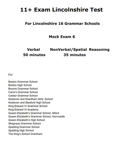 Lincolnshire grammar schools - lincolnshire,