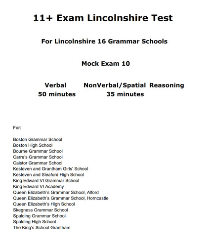 Lincolnshire grammar schools - lincolnshire,