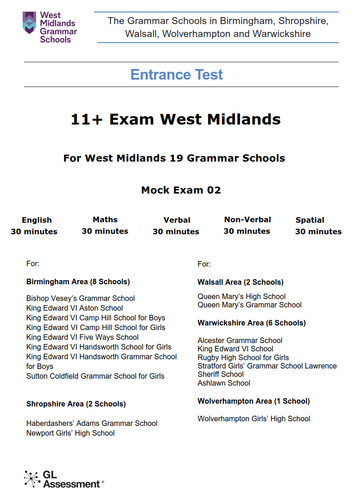 West midlands grammar schools - grammar,